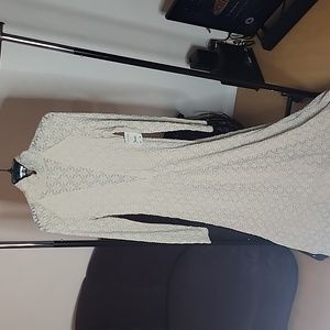 Almond-coloredLace Dress